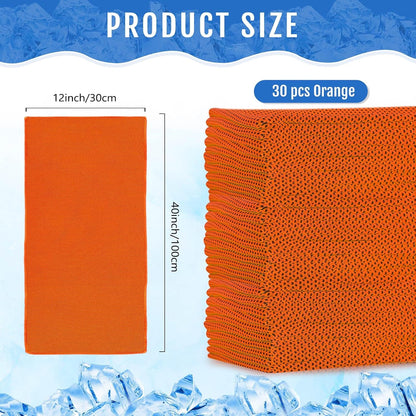 30 Pack Cooling Towels 40"x12"