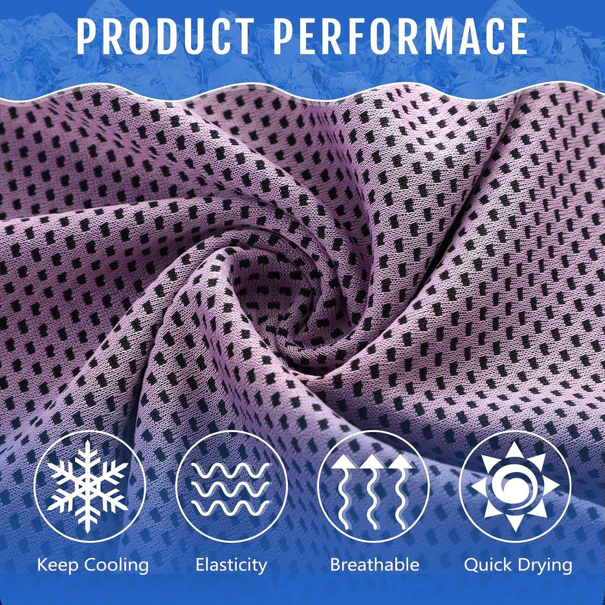 30 Pack Cooling Towels 40"x12"