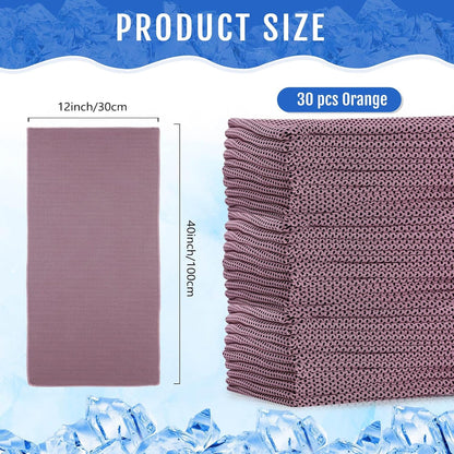 30 Pack Cooling Towels 40"x12"