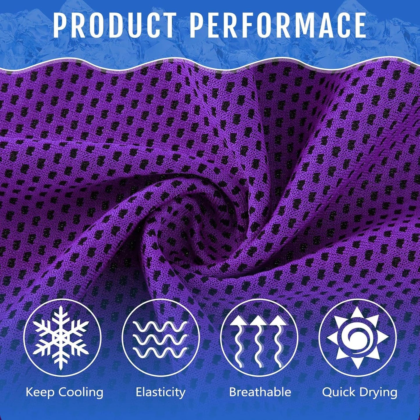 30 Pack Cooling Towels 40"x12"