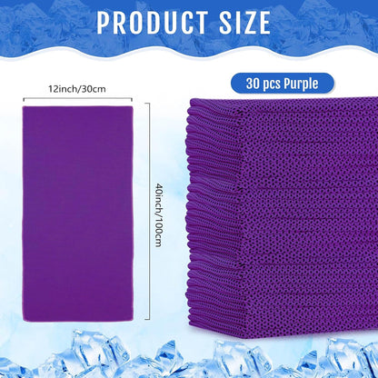 30 Pack Cooling Towels 40"x12"