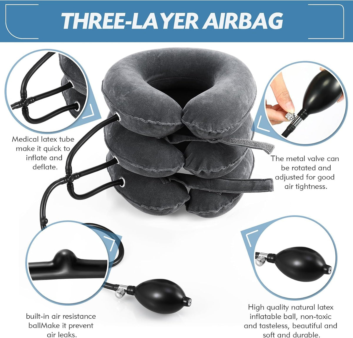 Neck Stretcher, Neck Traction Device for Instant Neck Pain Relief