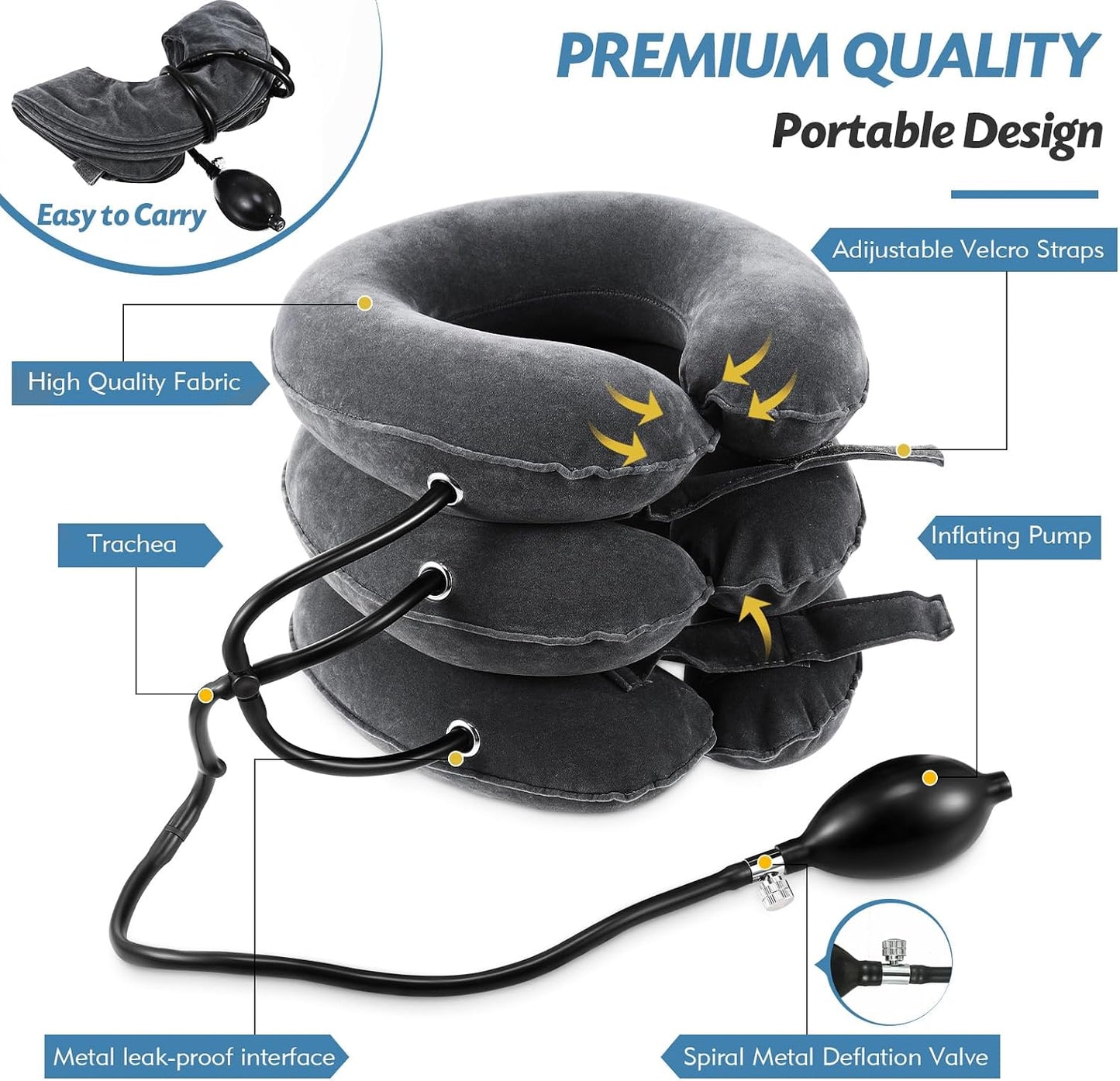 Neck Stretcher, Neck Traction Device for Instant Neck Pain Relief