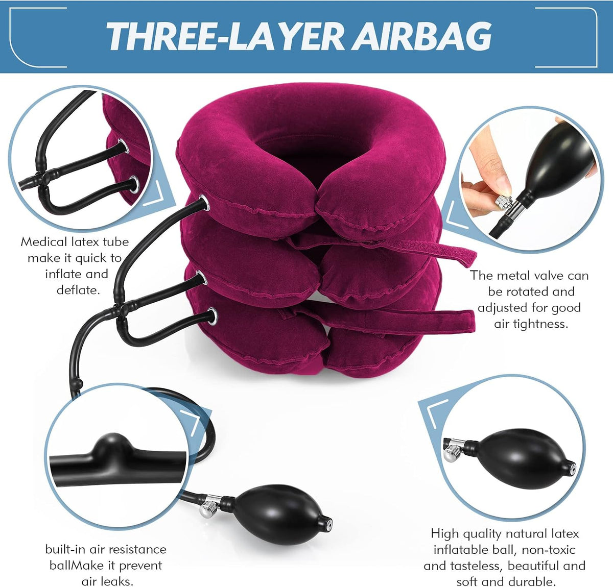 Neck Stretcher, Neck Traction Device for Instant Neck Pain Relief