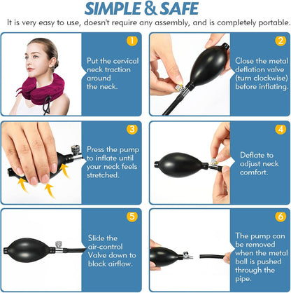Neck Stretcher, Neck Traction Device for Instant Neck Pain Relief