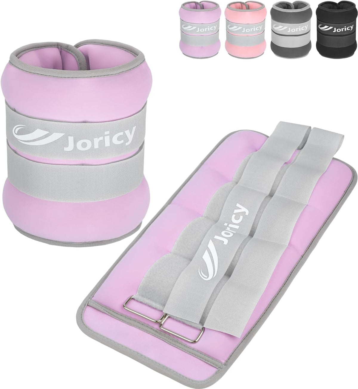 Ankle Weights A Pair of 1/2/3/4/6/8/10/12/20 LBS Wrist Leg Arm Weights for Women Men with Adjustable Straps, Strength weighted for Physical Therapy Running Walking Home Fitness Gym Workout Weight Loss