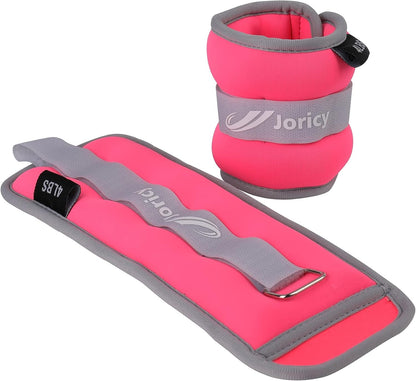 Ankle Weights A Pair of 1/2/3/4/6/8/10/12/20 LBS Wrist Leg Arm Weights for Women Men with Adjustable Straps, Strength weighted for Physical Therapy Running Walking Home Fitness Gym Workout Weight Loss