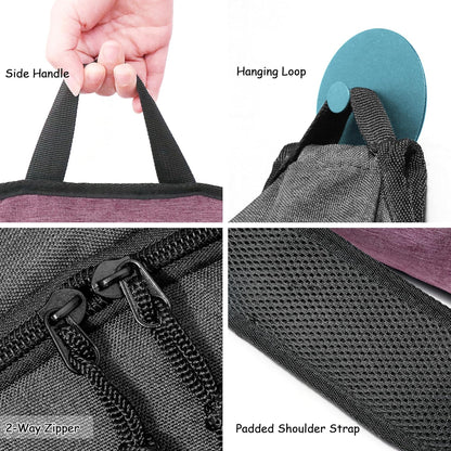 Yoga Mat Bag Carrier - Large Pockets & Water Bottle Holders. Yoga Backpack Fits 0.5" Thick x 26" Wide Mats. Hands-Free, Left-Right Switchable, Yoga, Gym, Cycling