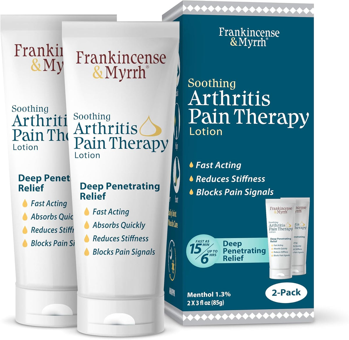 Arthritis Pain Therapy Lotion, Joint & Back Relief 3oz