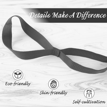 Stretching Strap Yoga Strap Physical Therapy for Home Workout, Exercise, Pilates and Gymnastics, 10 Loops Non-Elastic Stretch Bands with Aesthetic Packaging for Women & Men
