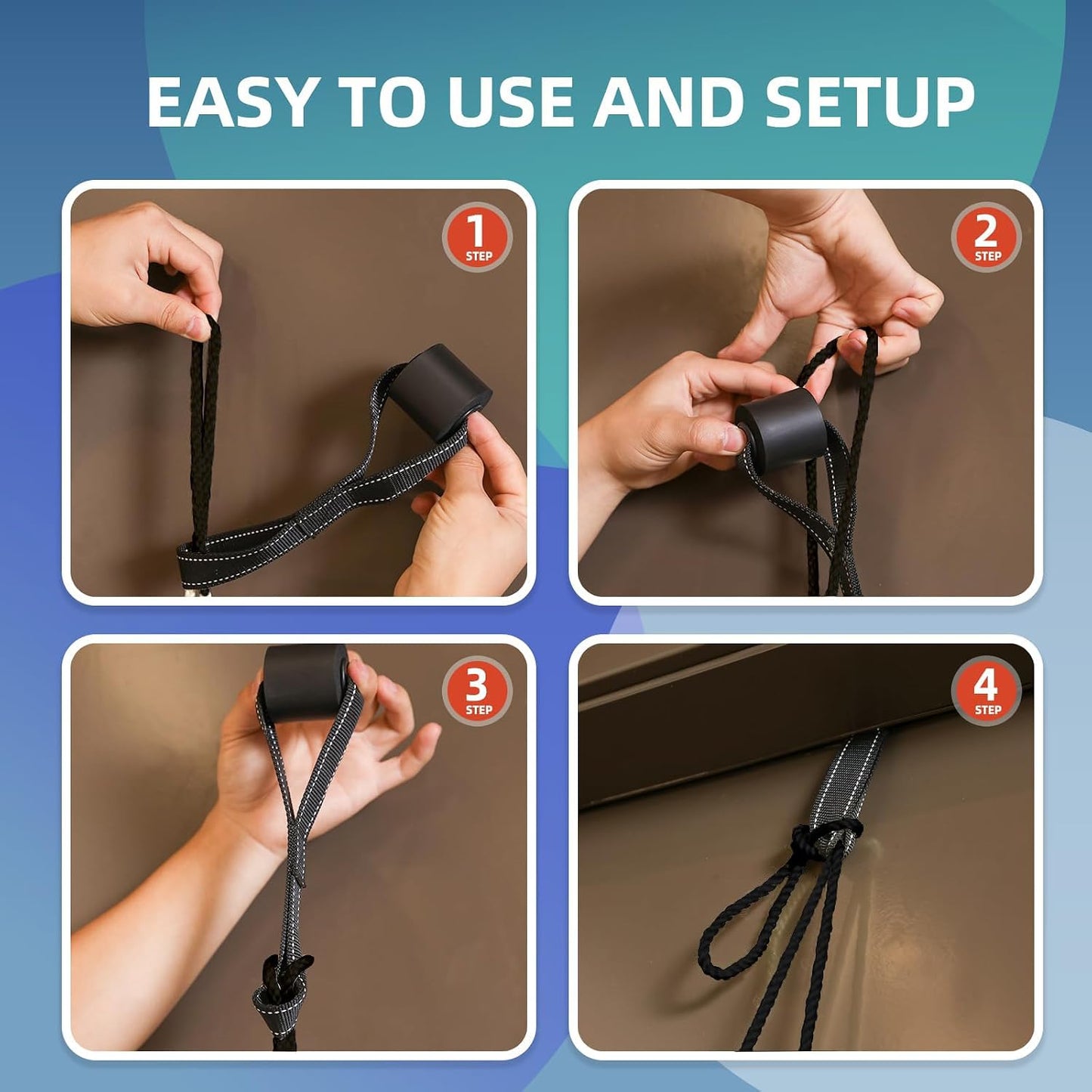 Cervical Neck Traction Device for Home Use, Adjustable Neck Stretcher Strap Over Door for Pain Relief and Spinal Decompression, Restore Natural Curve of The Neck