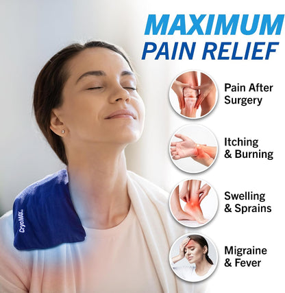 Cold Pack, 8 Hour Reusable Cold Therapy Ice Pack for Elbows, Knees, Neck + More, Medium, 6" x 12" (1 Count)