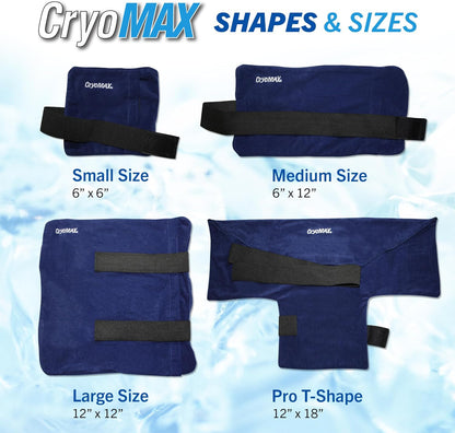 Cold Pack, 8 Hour Reusable Cold Therapy Ice Pack for Elbows, Knees, Neck + More, Medium, 6" x 12" (1 Count)