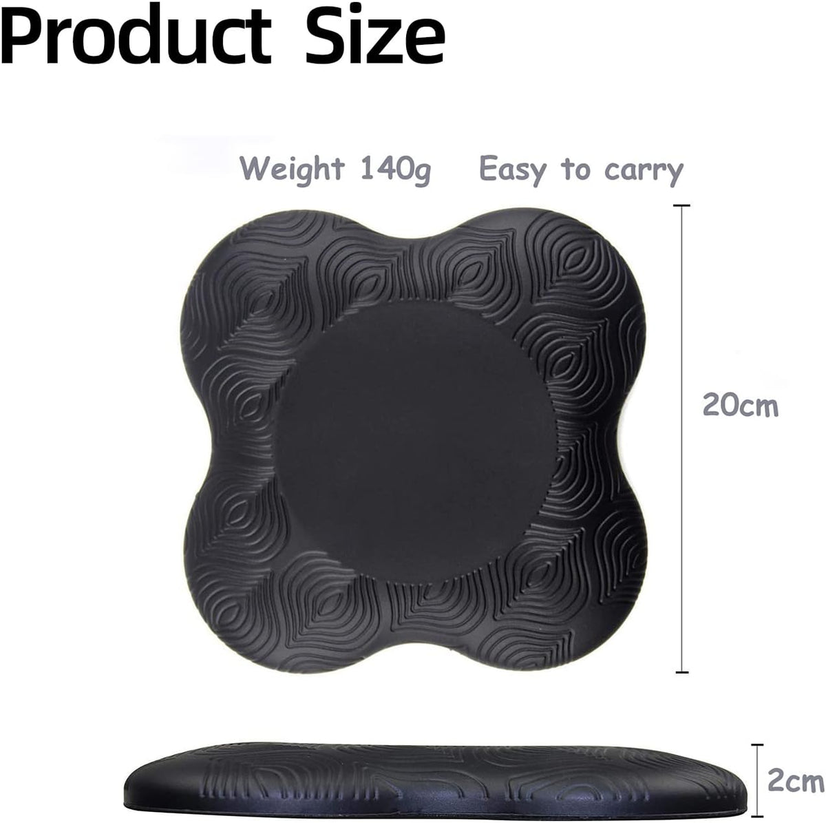 Yoga Knee Pad Cushion Extra Thick for Knees Elbows Wrist Hands Head Foam Yoga Pilates Work Out Kneeling pad
