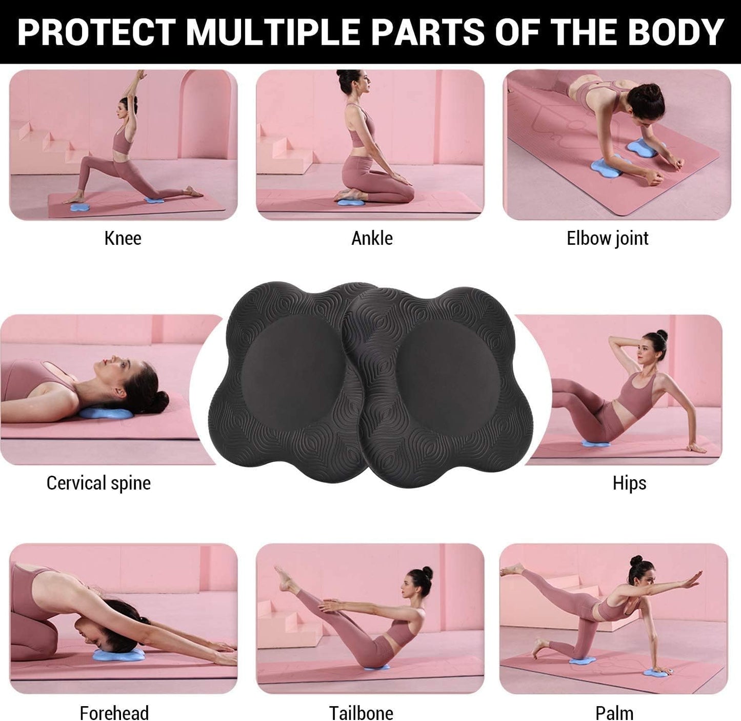 Yoga Knee Pad Cushion Extra Thick for Knees Elbows Wrist Hands Head Foam Yoga Pilates Work Out Kneeling pad