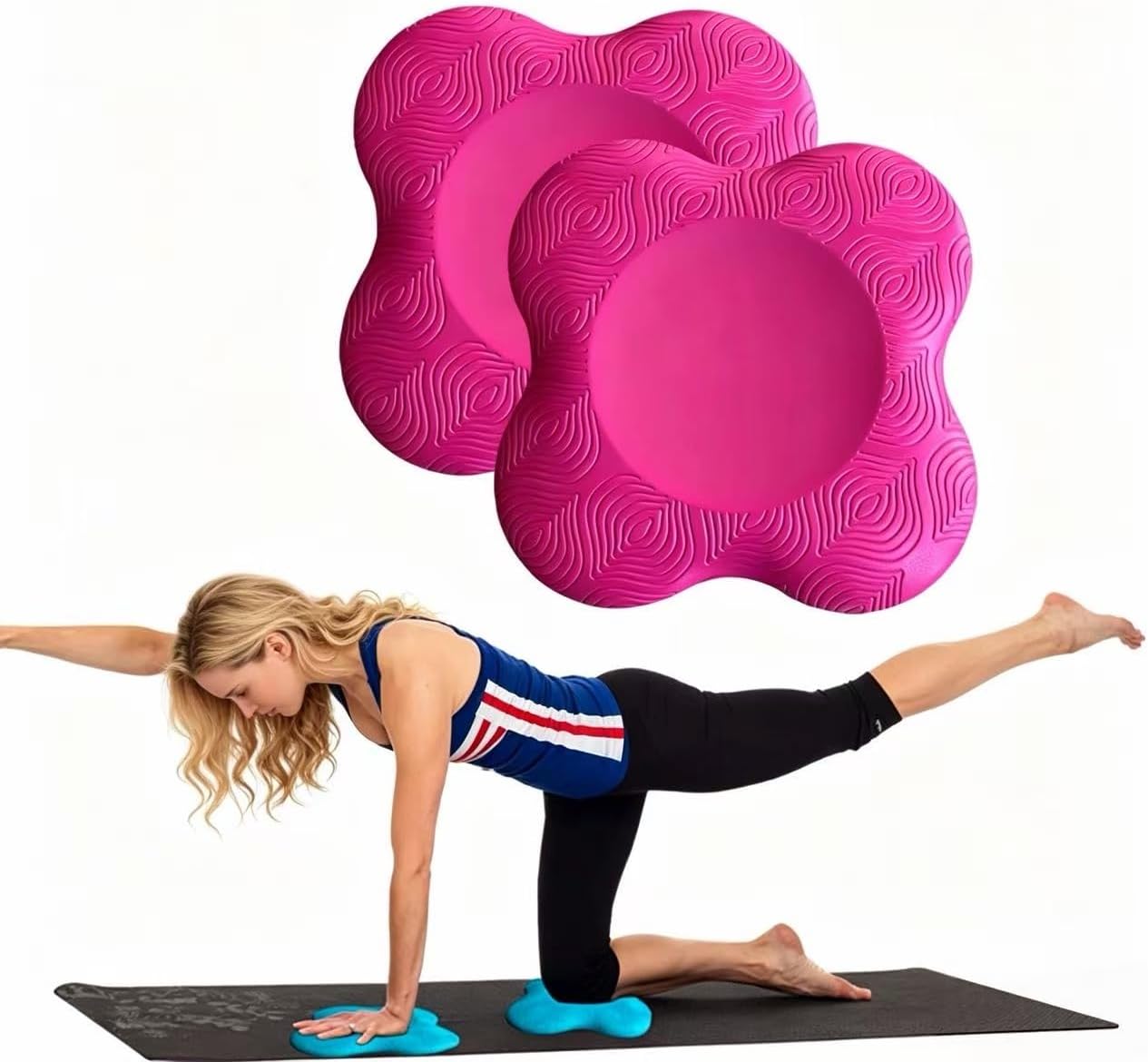 Yoga Knee Pad Cushion Extra Thick for Knees Elbows Wrist Hands Head Foam Yoga Pilates Work Out Kneeling pad
