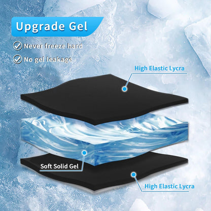 Neck Ice Pack Wrap Reusable Gel Ice Packs for Cervical Injuries Pain Relief