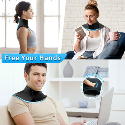 Neck Ice Pack Wrap Reusable Gel Ice Packs for Cervical Injuries Pain Relief