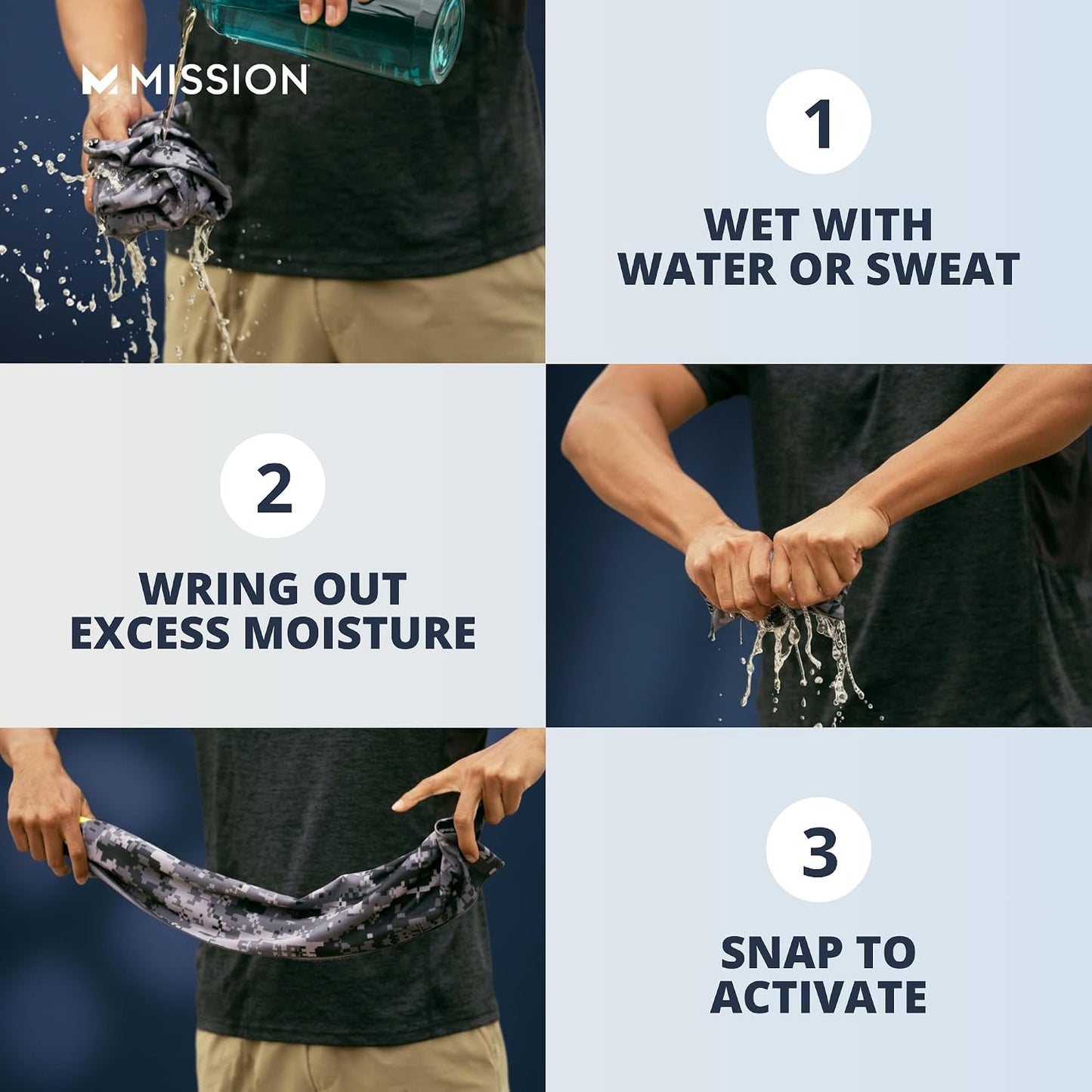 Original Cooling Towel - Soft, Durable Microfiber - Cools Up to 2 Hours - UPF 50 Sun Protection - Machine Washable