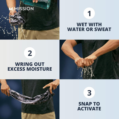 Original Cooling Towel - Soft, Durable Microfiber - Cools Up to 2 Hours - UPF 50 Sun Protection - Machine Washable