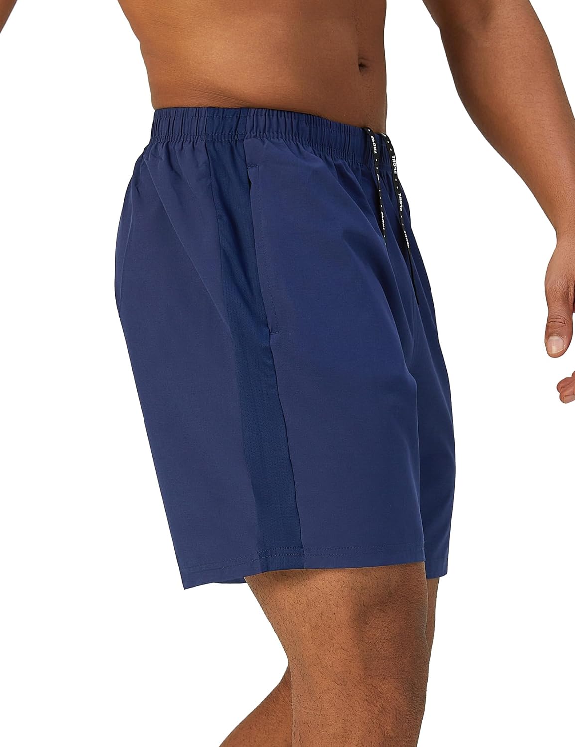 Mens 7'' Lightweight Athletic Shorts Quick Dry Gym Workout Running Shorts with Zipper Pockets