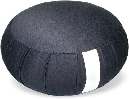 Zafu Meditation Cushion Japan Made | Authentic Zen Temple Style Zazen Seat – Firm Kapok Filling for Mindfulness, Yoga & Posture Support For Adults