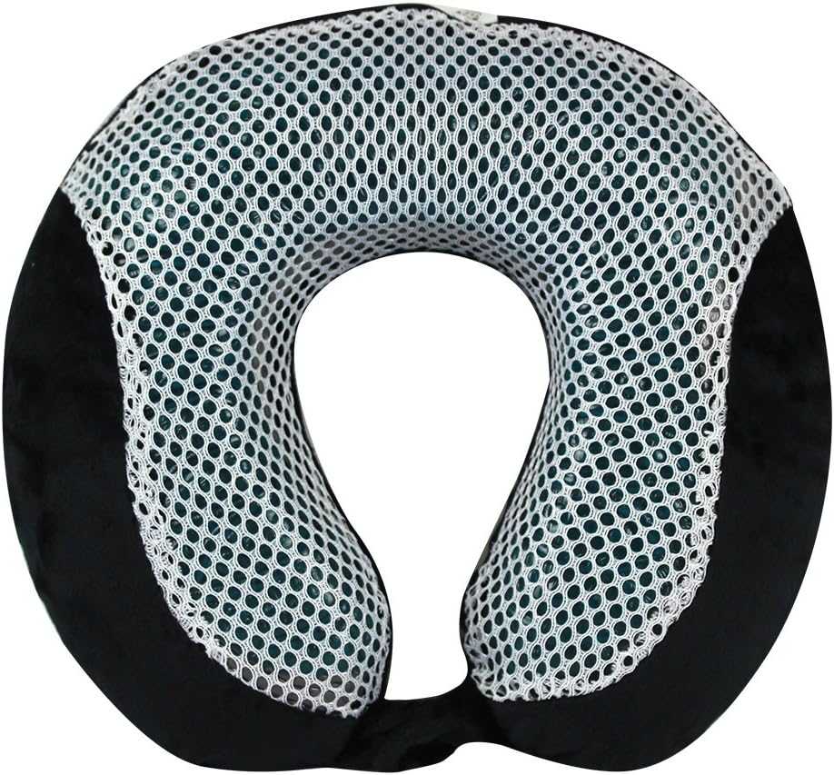 Cloudz Comfort Gel Memory Foam Travel Neck Pillow - Blue