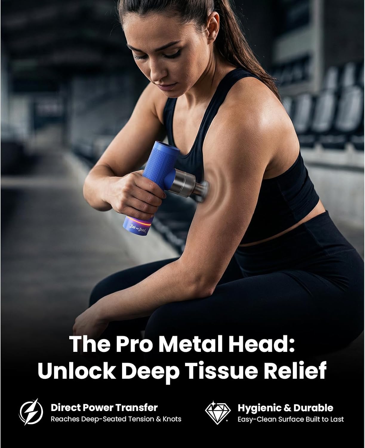 A7 Pro Mini Massage Gun with Heat & Cold Therapy for Back Pain & Recovery - 11mm Deep Tissue, Portable Quiet Handheld Gun, FSA-HSA Eligible with Case, Gifts for Fitness Lovers