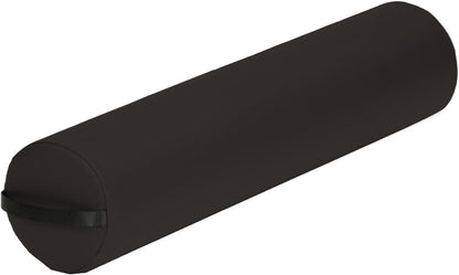 Massage Bolster Pillow Full Round – Durable, Easy to Clean 100% PU Upholstery incl. Strap Handle/Professional Quality CFC-Free/Back Pain Relief