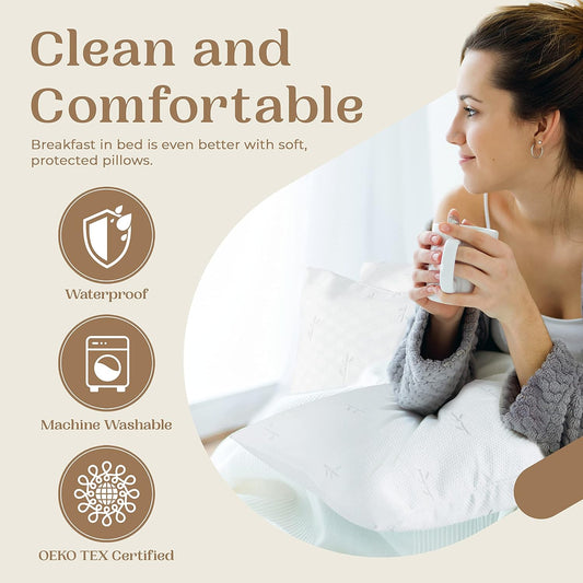 20x26inch Cooling Pillow Case, Waterproof Standard 2 Pack