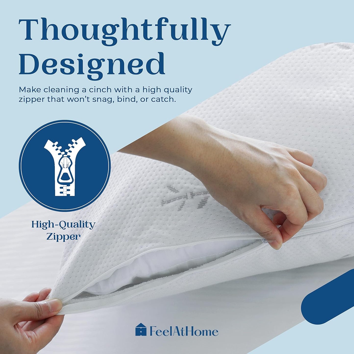20x26inch Cooling Pillow Case, Waterproof Standard 2 Pack