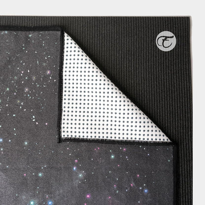 Hot Yoga Towel, Non Slip Yoga Mat Towel Sweat Absorbent Printed Yoga Towel with Grip Dots for Hot Yoga, Pilates and Workout 72"x 24", Sunset