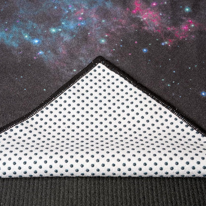 Hot Yoga Towel, Non Slip Yoga Mat Towel Sweat Absorbent Printed Yoga Towel with Grip Dots for Hot Yoga, Pilates and Workout 72"x 24", Sunset