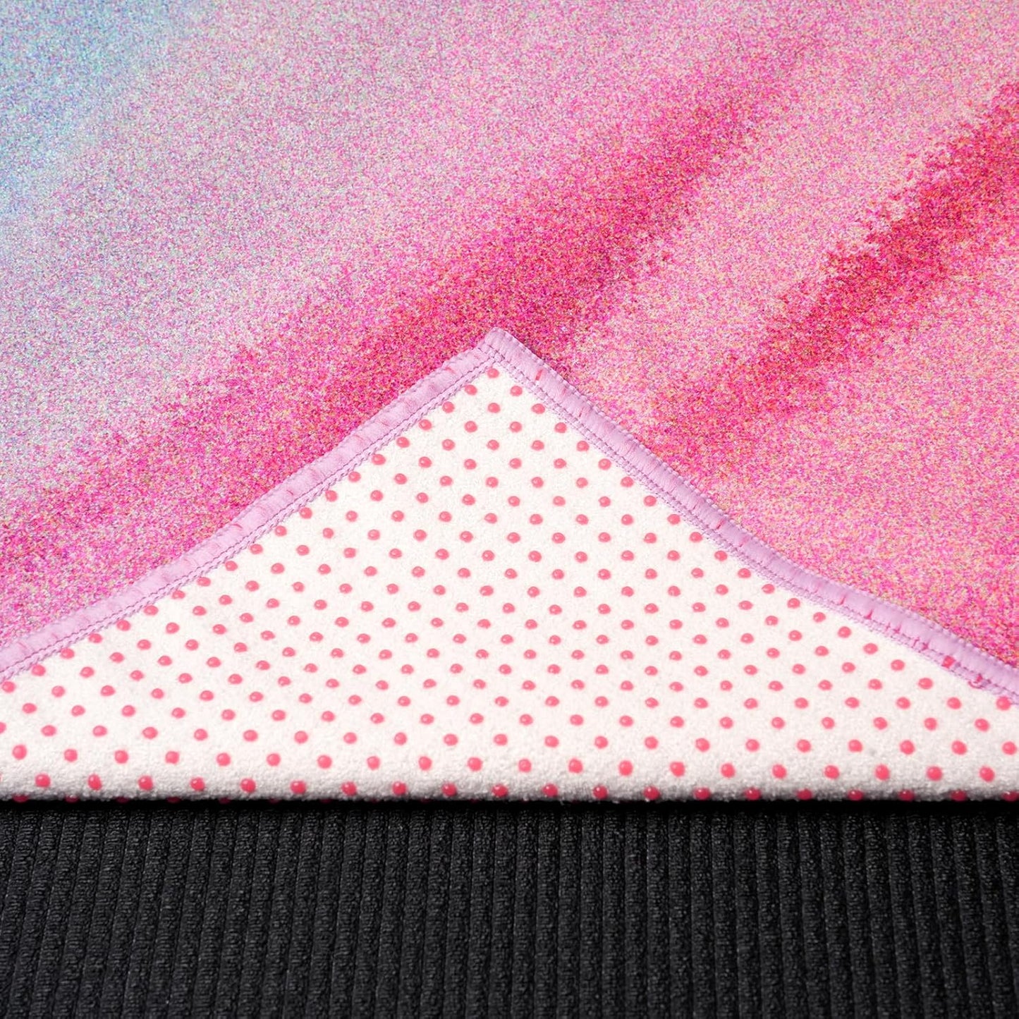 Hot Yoga Towel, Non Slip Yoga Mat Towel Sweat Absorbent Printed Yoga Towel with Grip Dots for Hot Yoga, Pilates and Workout 72"x 24", Sunset