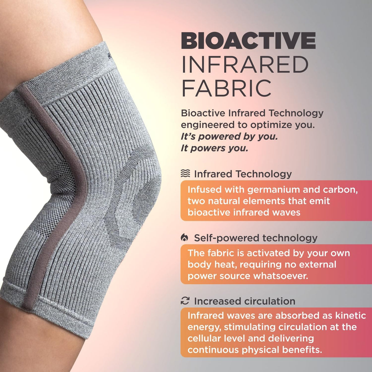 Knee Sleeve – Knee Braces for Knee Pain, Joint Pain Relief, Swelling, Inflammation Relief, and Circulation, Knee Support for Women and Men