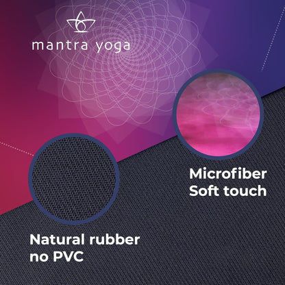 Travel PRO 1.5mm with Knee Pad - Foldable Fitness & Exercise Mat with Bag | Lightweight, Compact & Eco-Friendly | Non-Slip & Washable | For All Types of Yoga | 72" L x 24" W | 2.6 lbs