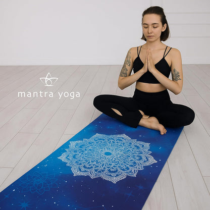 Travel PRO 1.5mm with Knee Pad - Foldable Fitness & Exercise Mat with Bag | Lightweight, Compact & Eco-Friendly | Non-Slip & Washable | For All Types of Yoga | 72" L x 24" W | 2.6 lbs