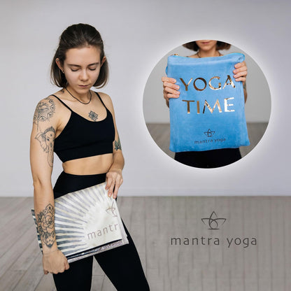 Travel PRO 1.5mm with Knee Pad - Foldable Fitness & Exercise Mat with Bag | Lightweight, Compact & Eco-Friendly | Non-Slip & Washable | For All Types of Yoga | 72" L x 24" W | 2.6 lbs