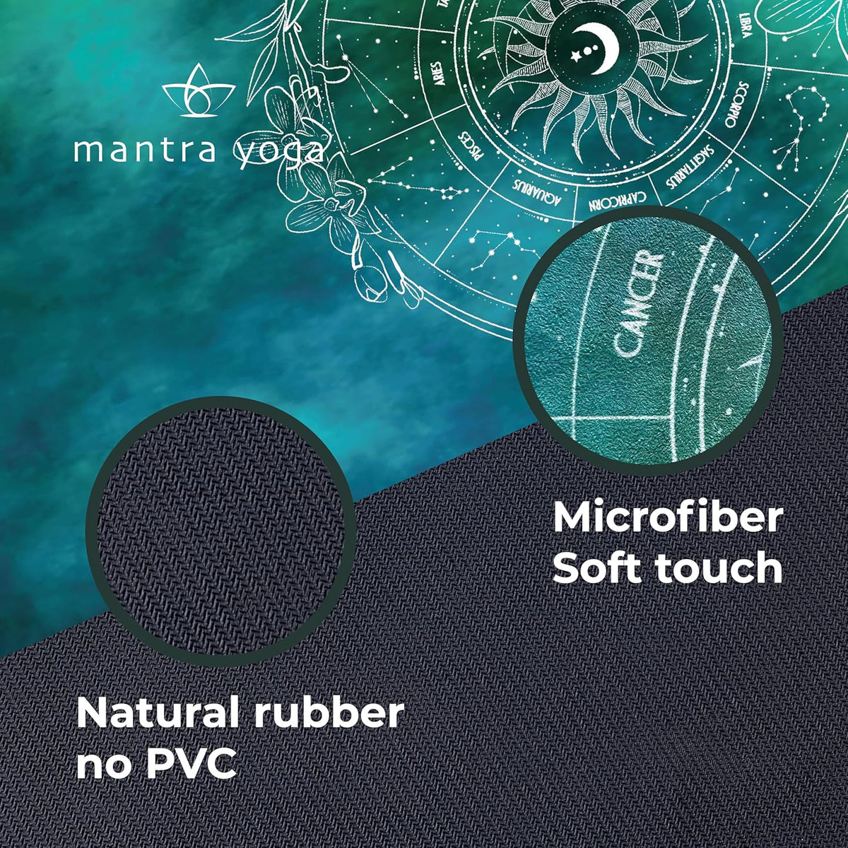 Travel PRO 1.5mm with Knee Pad - Foldable Fitness & Exercise Mat with Bag | Lightweight, Compact & Eco-Friendly | Non-Slip & Washable | For All Types of Yoga | 72" L x 24" W | 2.6 lbs