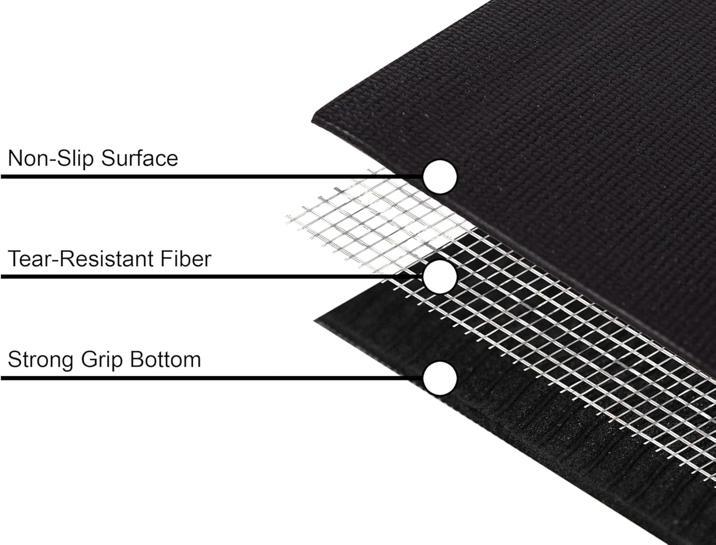 10 Pack Deluxe Studio Yoga Mat, 72"x24"x6mm Thick | Extra Thick, Extra Long Exercise Mat - Non Slip, Anti-Tear Fitness Mat, Yoga Mats for Schools, Studios, or Gyms