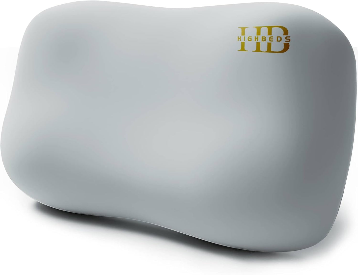 Cervical Neck Pillow - Side Sleeper Pillow for Neck Pain Relief, Soft Ergonomic Memory Foam Pillows Ice Silk Zipperless Pillowcase, Eco-Friendly and Durable Material (White)
