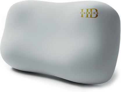 Cervical Neck Pillow - Side Sleeper Pillow for Neck Pain Relief, Soft Ergonomic Memory Foam Pillows Ice Silk Zipperless Pillowcase, Eco-Friendly and Durable Material (White)