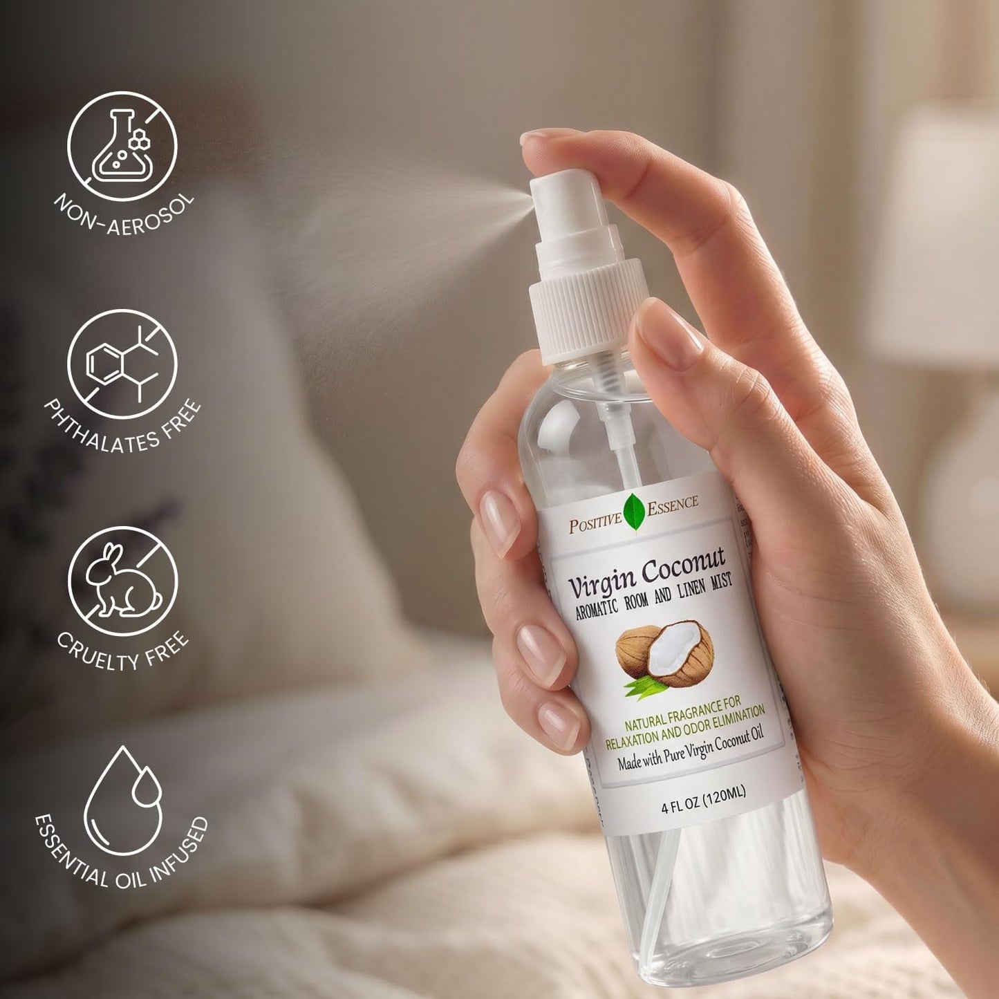 Lavender Room Spray & Linen Spray, Pillow Mist, 8.45 fl oz