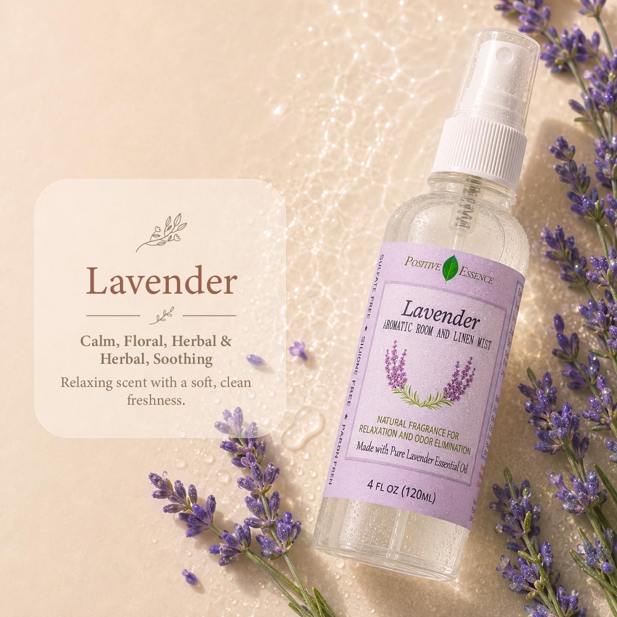 Lavender Room Spray & Linen Spray, Pillow Mist, 8.45 fl oz