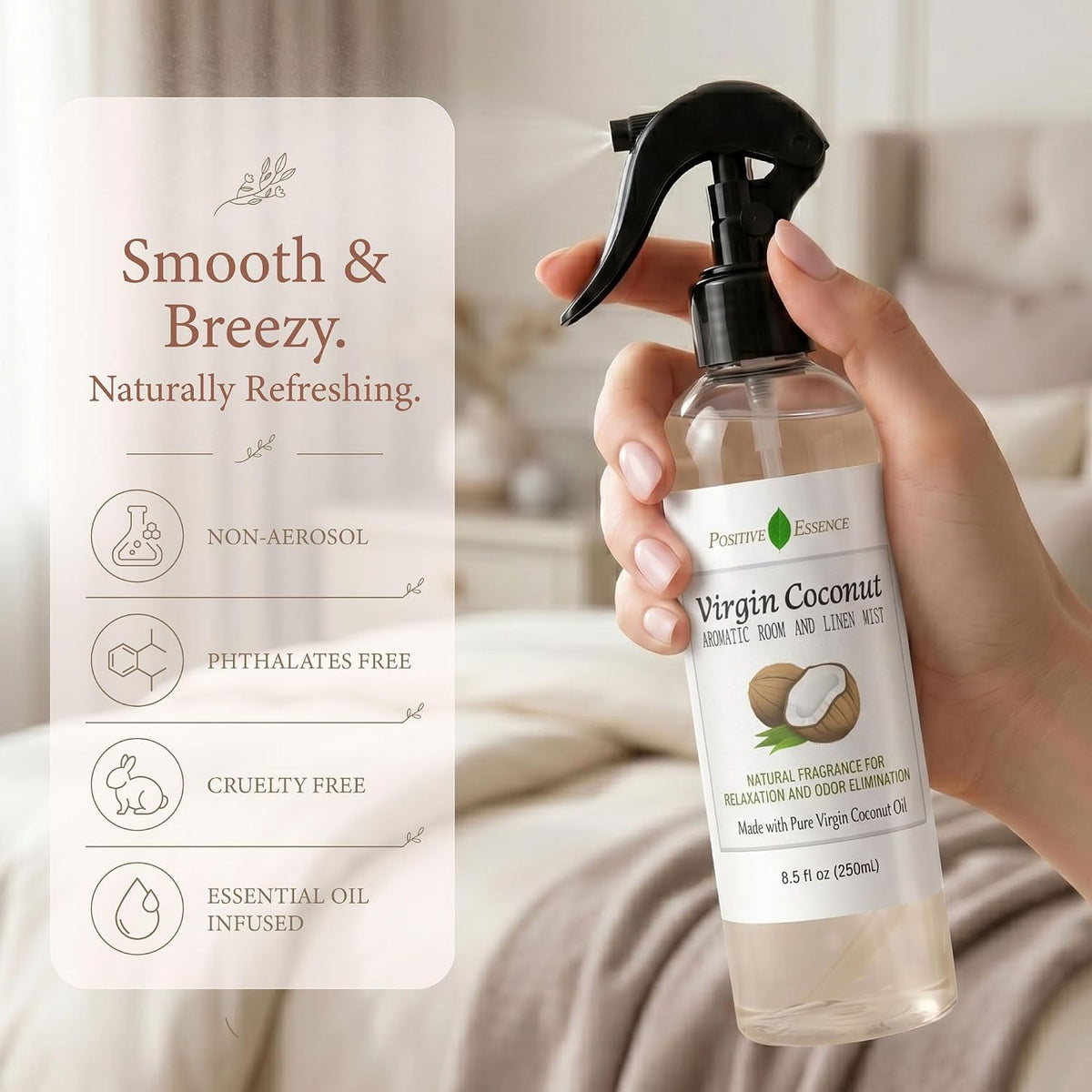 Lavender Room Spray & Linen Spray, Pillow Mist, 8.45 fl oz