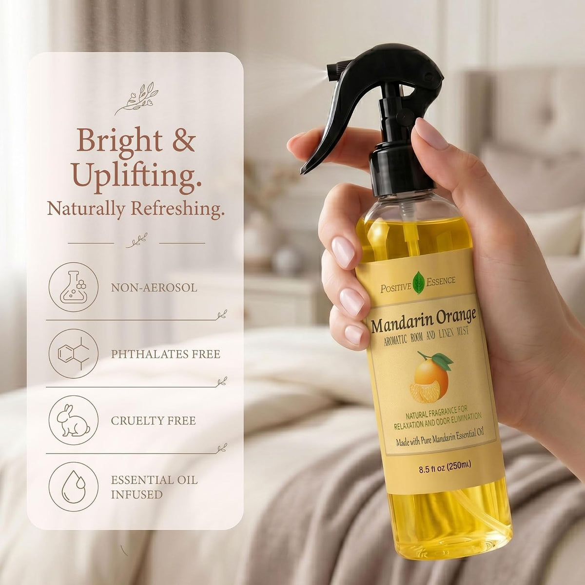 Lavender Room Spray & Linen Spray, Pillow Mist, 8.45 fl oz