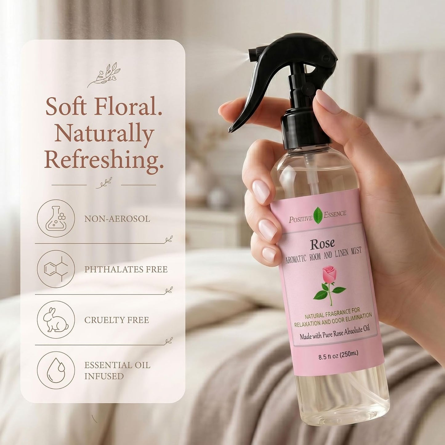 Lavender Room Spray & Linen Spray, Pillow Mist, 8.45 fl oz