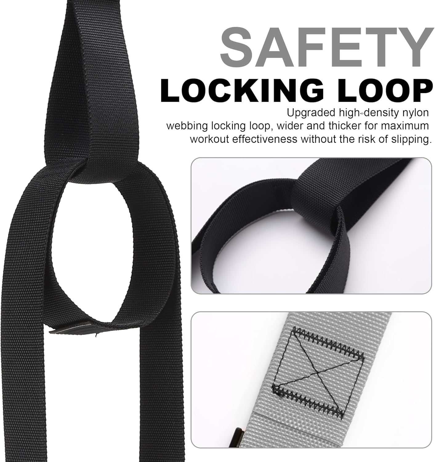 Home Resistance Training Kit | Full-Body Workout with Suspension Trainer Straps, Door Anchor, Handles, and Carrying Bag | Complete Home Gym Equipment