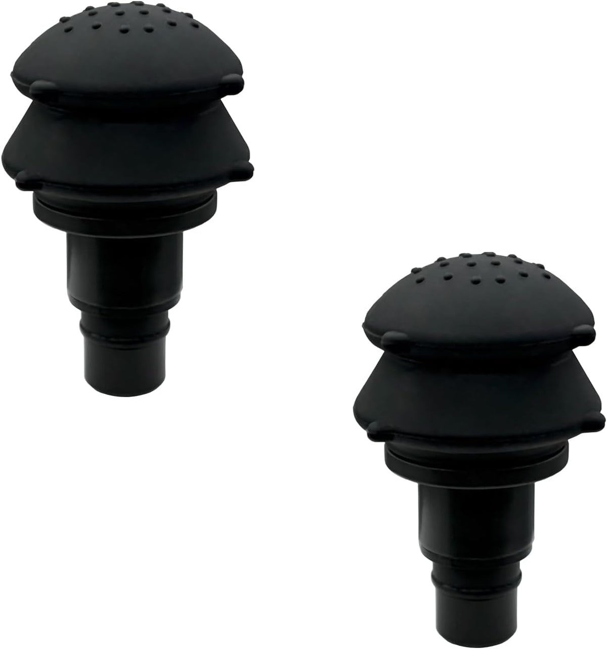 Massage Gun Heads, 2 PCS Silicone Gas Cushion Heads Massage Gun Attachments, 0.75 Inch Diameter Replaceable Soft Head, 19mm Diameter Muscle Massager Attachments for Back Massager