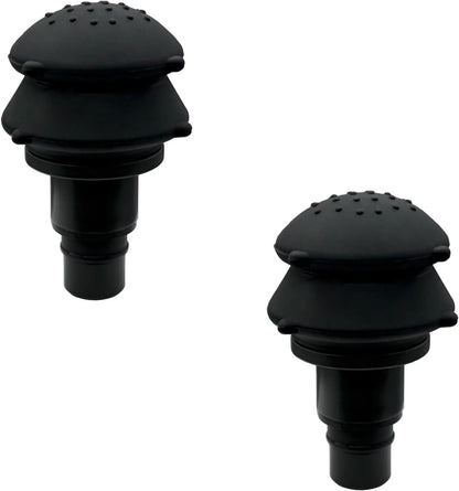Massage Gun Heads, 2 PCS Silicone Gas Cushion Heads Massage Gun Attachments, 0.75 Inch Diameter Replaceable Soft Head, 19mm Diameter Muscle Massager Attachments for Back Massager